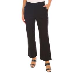 Petite 29 in. Solid Bootcut Pants