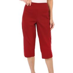 Petite Pull-On 19 in. Embellished Capris
