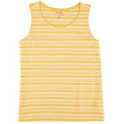 Coral Bay Petite The Basic Striped Tank Top
