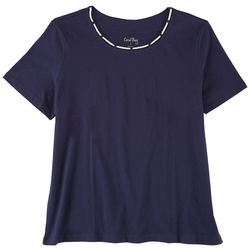 Coral Bay Petite The Casual Rope Neck Top