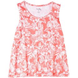 Coral Bay Petite Paisley & Floral Sleeveless Top
