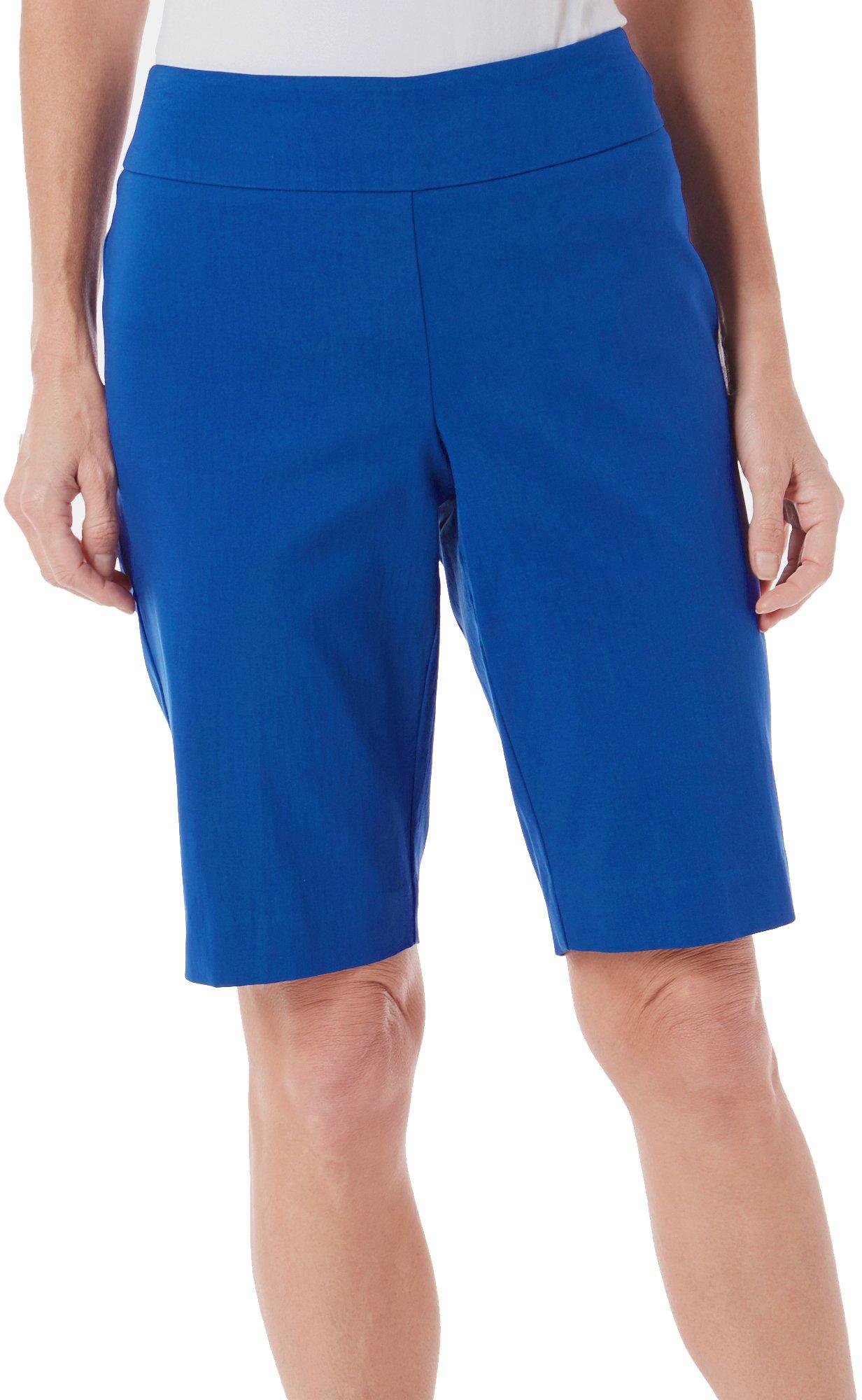 Petite Pull-On Solid Skimmer Shorts