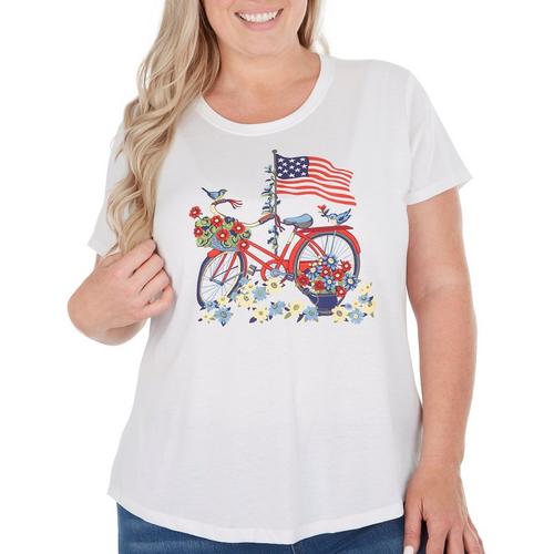 Plus Americana Bicycle Short Sleeve Top