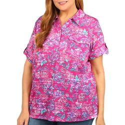 Coral Bay Plus Two-Pocket Short Sleeve Polo