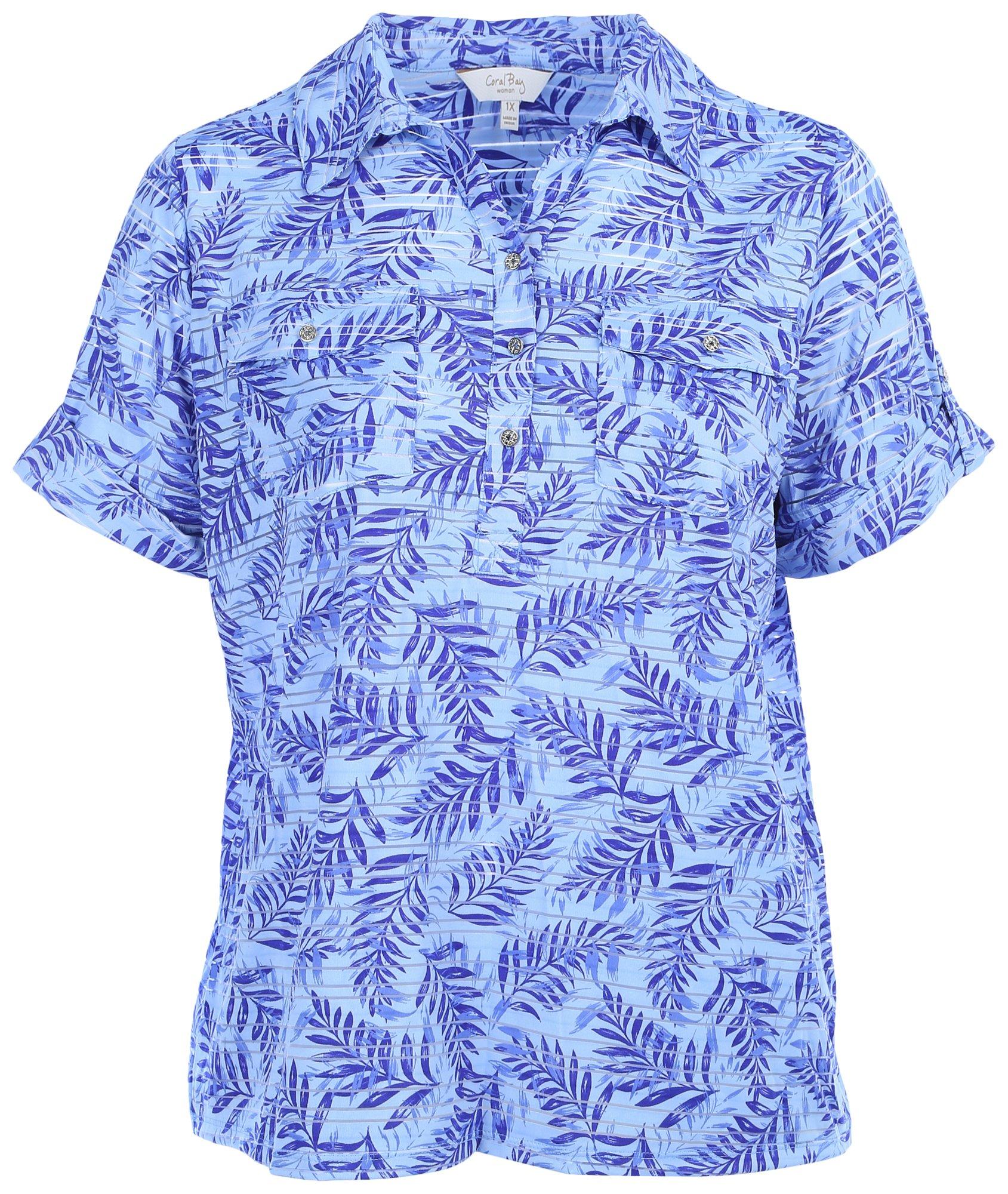 Coral Bay Plus Two-Pocket Short Sleeve Polo