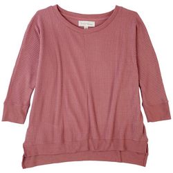 French Laundry Plus Doleman High-Lo 3/4 Sleeve Top