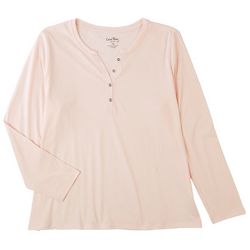Coral Bay Plus Henley Long Sleeve Top
