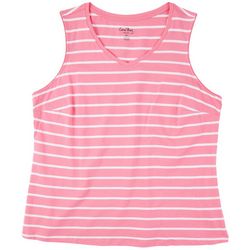 Coral Bay Plus Striped Sleeveless Top