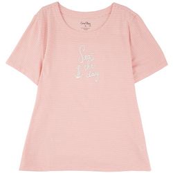 Coral Bay Plus Seas The Day Short Sleeve Top