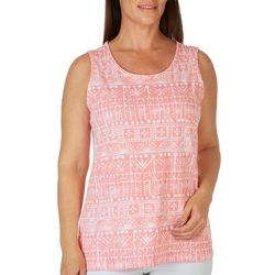 Coral Bay Plus Everyday Graphic Sleeveless Tank Top