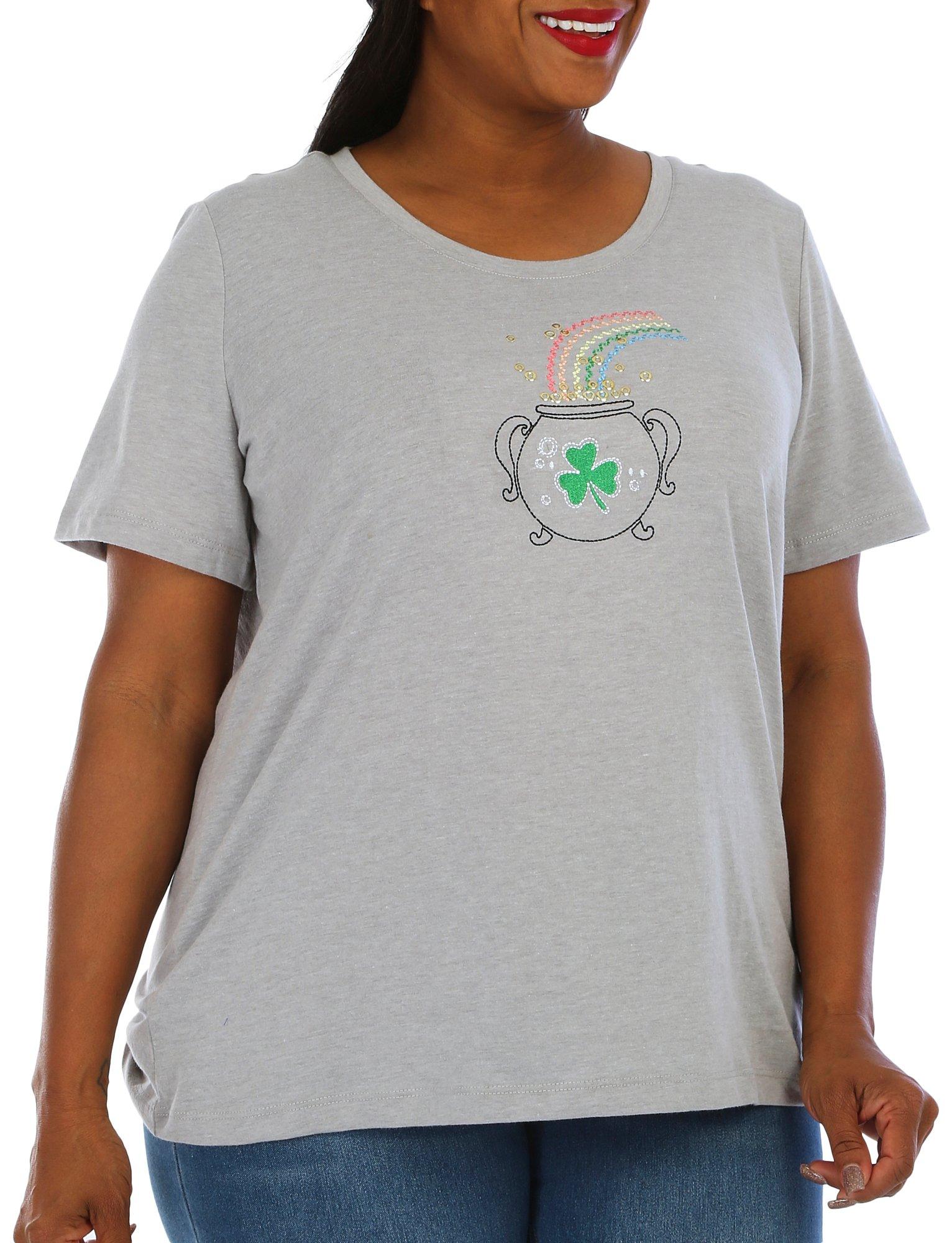 Coral Bay Plus Pot Of Gold Short Sleeve Top