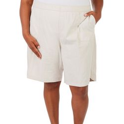 Coral Bay Plus 9in. Solid Shorts