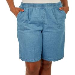 Plus 9 in. Solid Woven Shorts