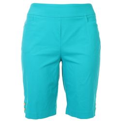 Coral Bay Plus Solid Stretch Shorts