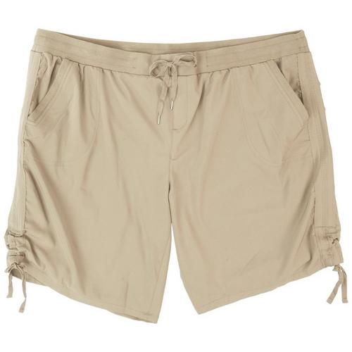 ATTYRE Plus Ruched Pull-On Shorts