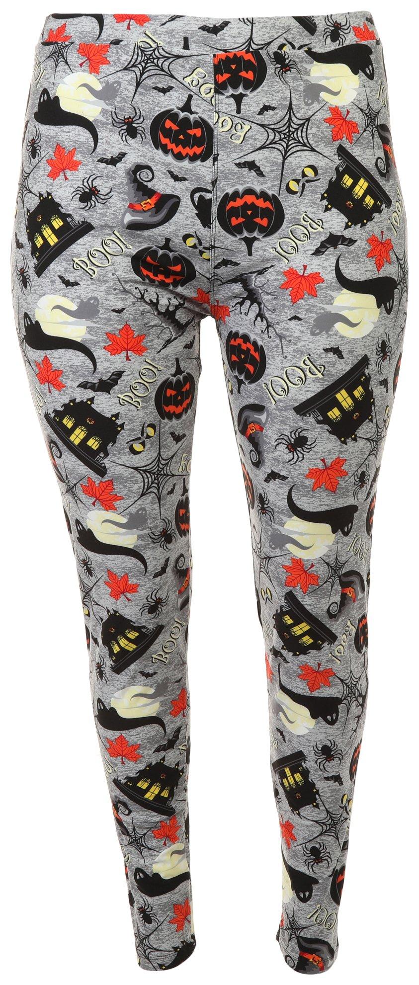 Plus Halloween Spooks Leggings