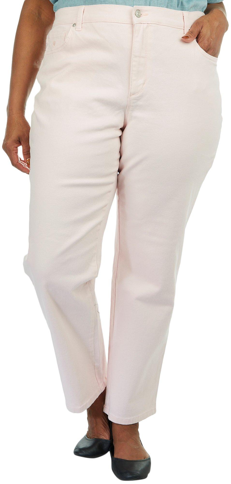 Gloria Vanderbilt Plus 29 in. Solid Average Amanda Jeans