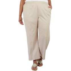 Alfred Dunner Plus 27in Proportioned Short Solid Pant