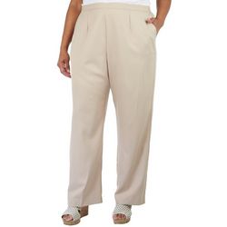 Alfred Dunner Plus 31in Proportioned Short Solid Pant