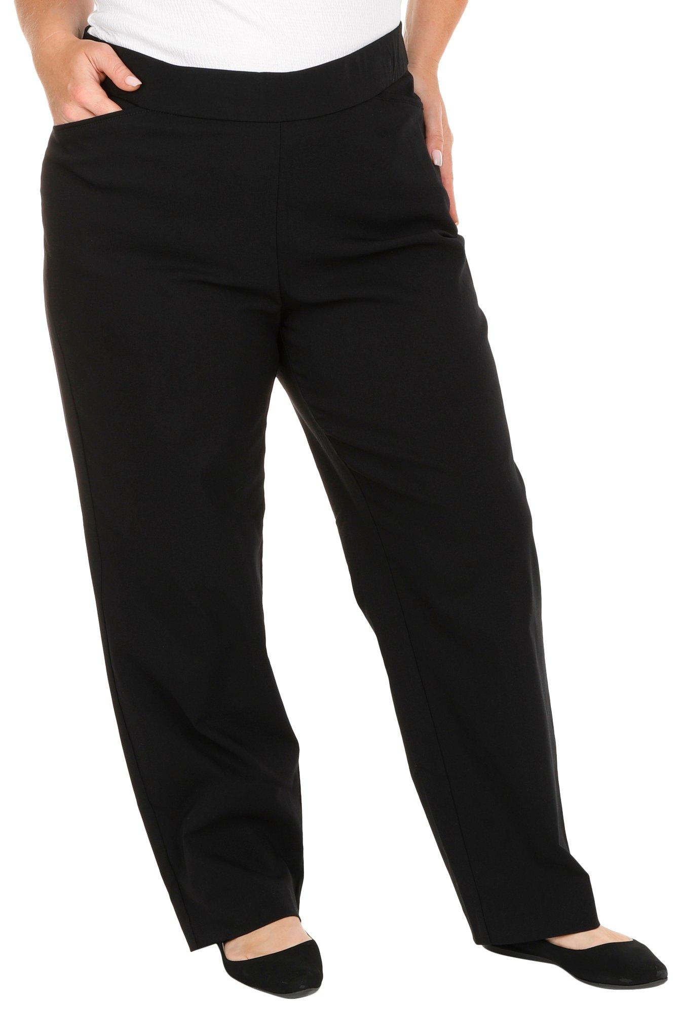 34 in.Tummy Control Pocket Bootcut Pants