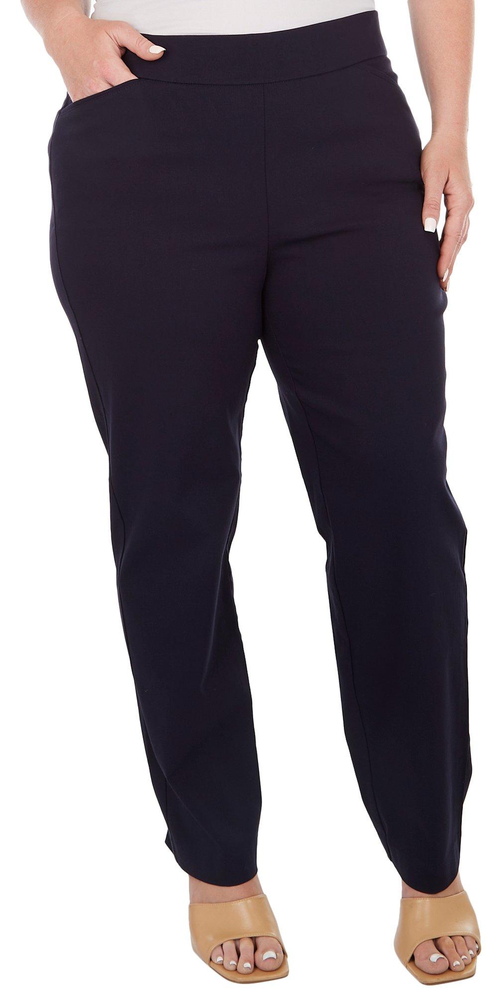 Max Studio Women's Plus Size Jogger Pant, Black, 3X at