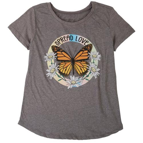 Ana Cabana Plus Spread Love Butterfly T-Shirt