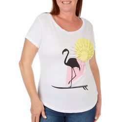 Ana Cabana Plus Flamingo T-Shirt