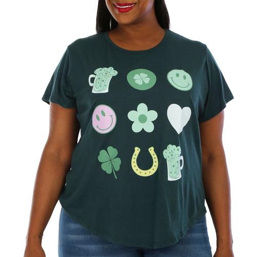 Jantzen Plus St. Patricks Icons Short Sleeve T-Shirt