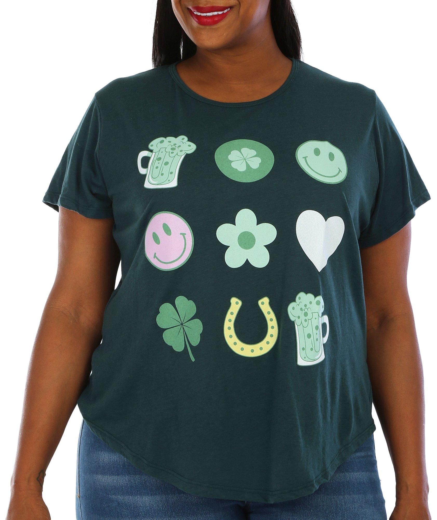 Plus St. Patricks Icons Short Sleeve T-Shirt