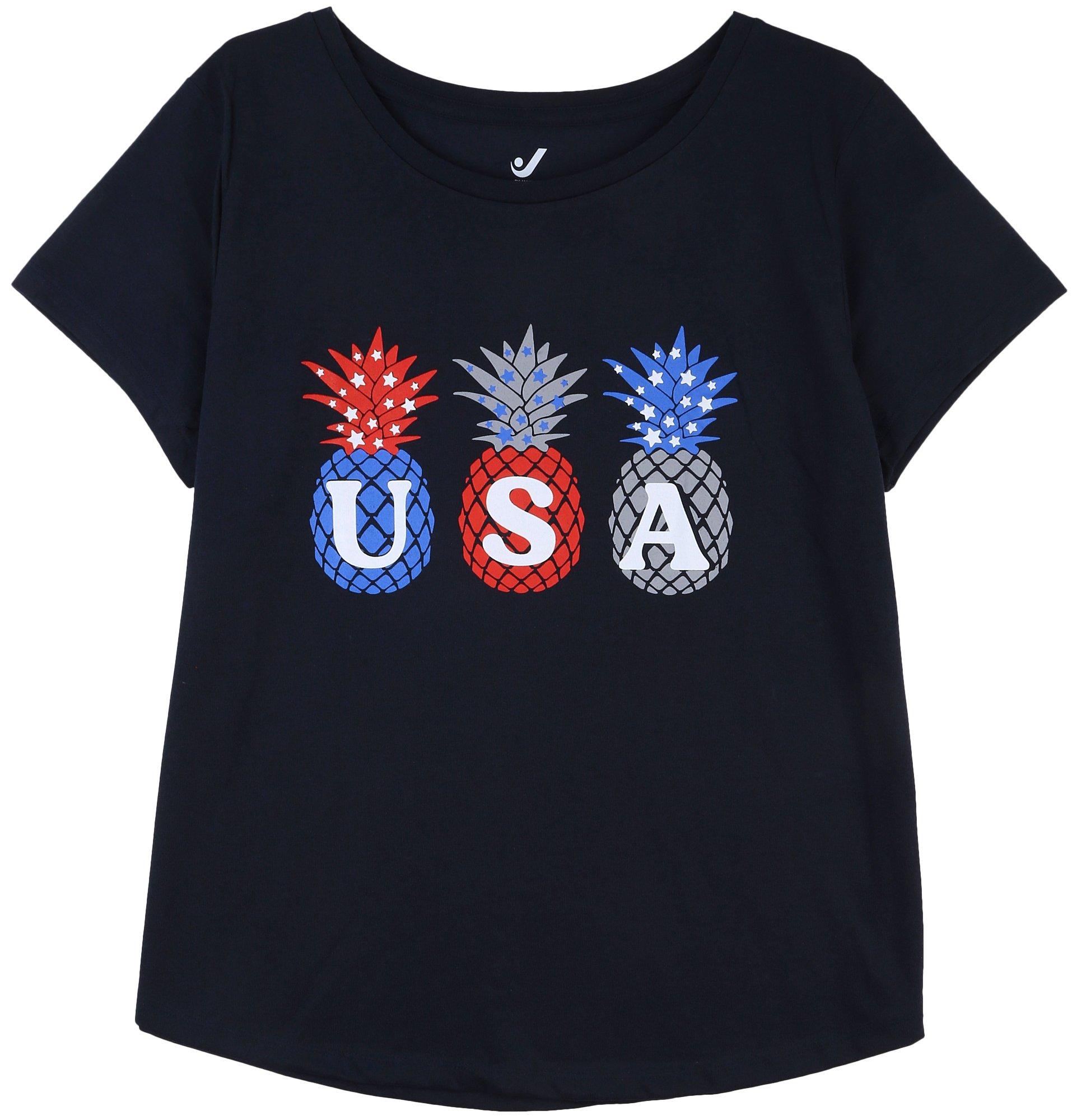 Jantzen Plus Americana Short Sleeve T-Shirt