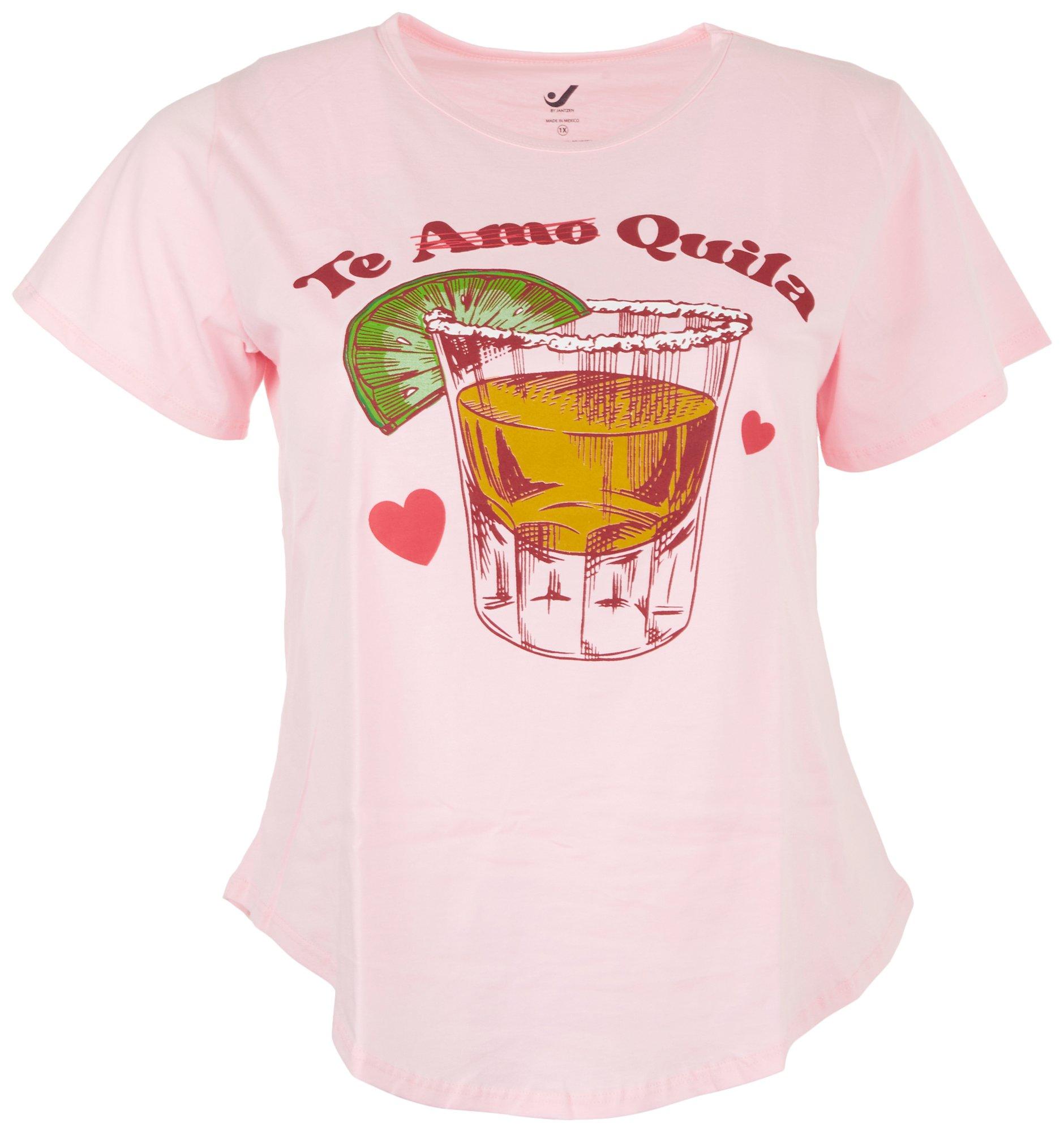 Plus Valentine Tequila Short Sleeve T-Shirt