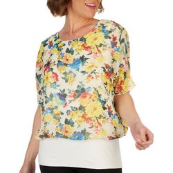 Cha Cha Vente Plus Banded Short Sleeve Top