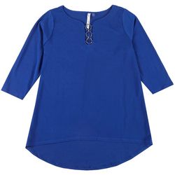 NY Collection Plus 3-Ring 3/4 Sleeve Blouse