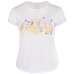 Plus Adiva Easter Bunny Short Sleeve T-Shirt