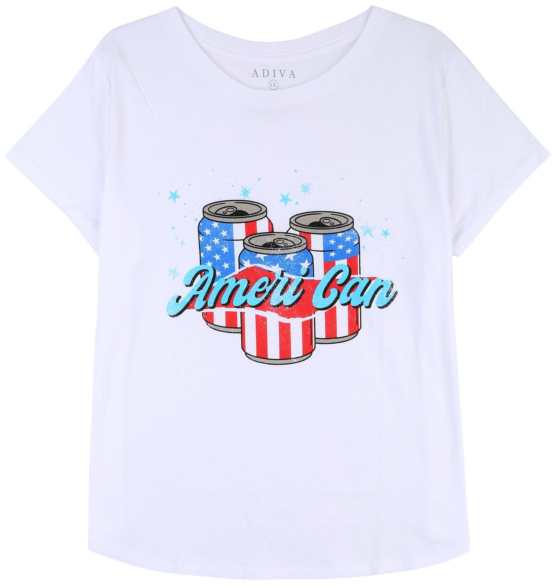 Adiva Plus Americana Short Sleeve T-Shirt