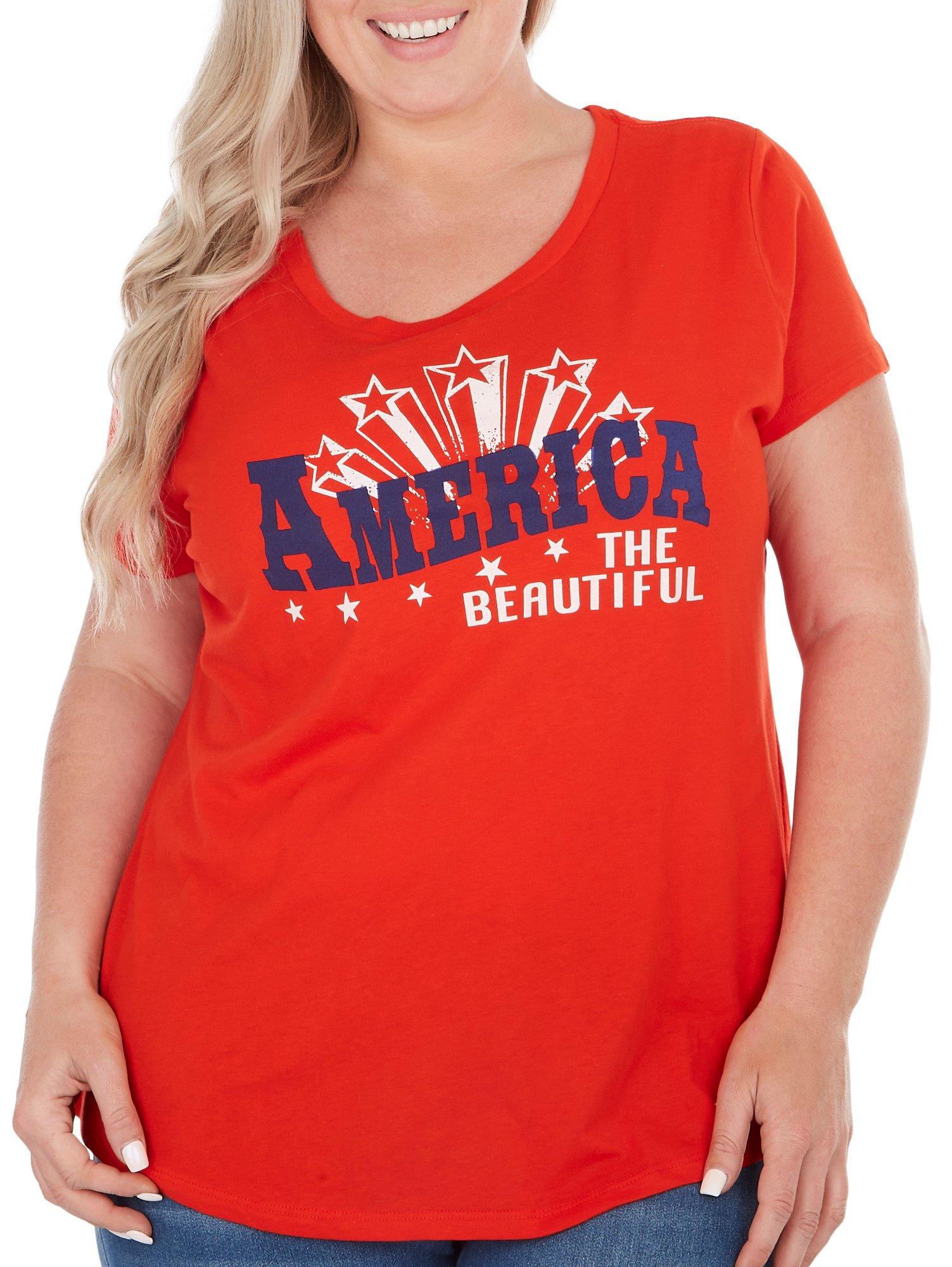 Plus America The Beautiful Short Sleeve Tee