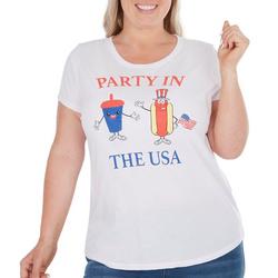 Plus Americana Party In The U.S.A. Short Sleeve Tee