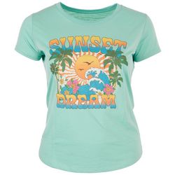 Adiva Plus Sunset Beach Short Sleeve T-Shirt