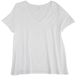 Dept 222 Plus Luxey V-Neck Chest Pocket T-Shirt