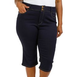 D. Jeans Plus 17in High Waisted Butt Lifting Capris