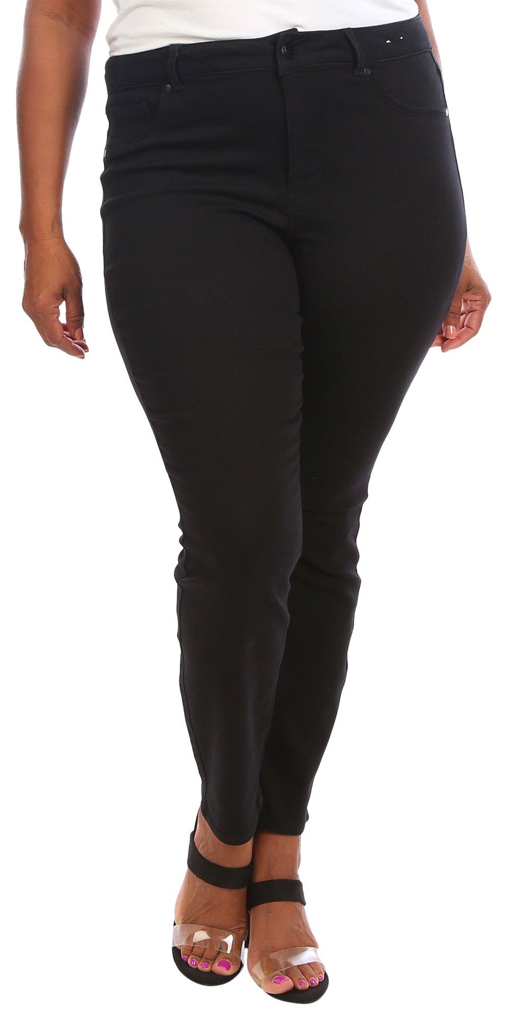 Buy D&B PLUS SIZE WOMEN'S Stretch premium BLACK denim jeans CAPRI PANTS  Online at desertcartSeychelles