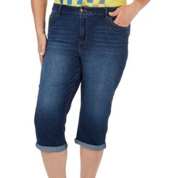 D. Jeans Plus Recycled Slim Cuffed Capris