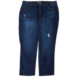Democracy Plus Ab-solution Solid Mid Rise Cropped Jeans