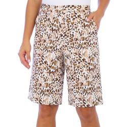 Womens Print Skimmer Shorts