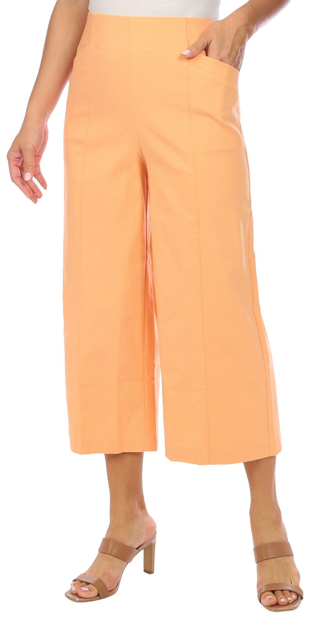 Counterparts Womens 23 in. Wide Leg Crop Pants