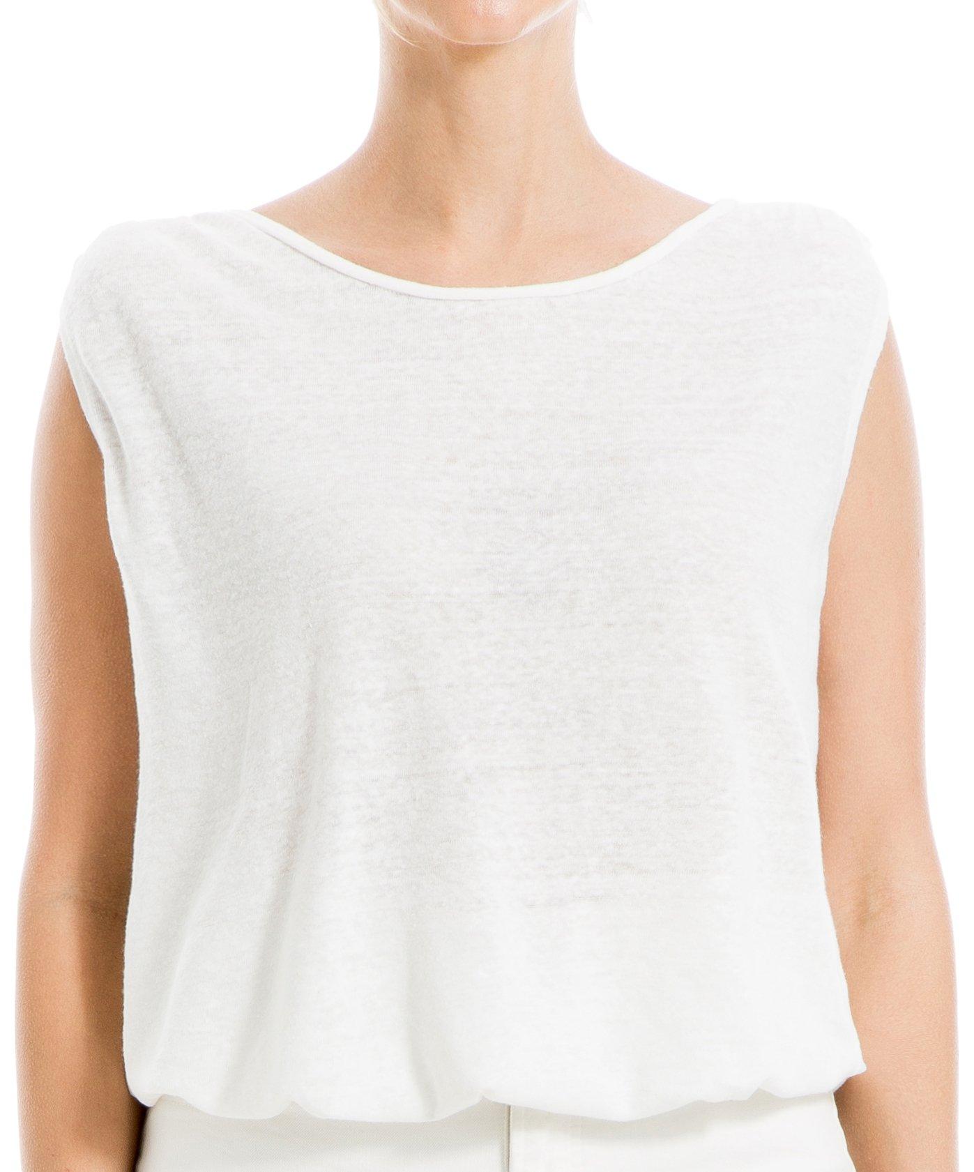 Womens Solid Sleeveless Top