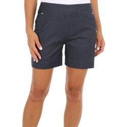 Blue Sol Womens Solid Shorts