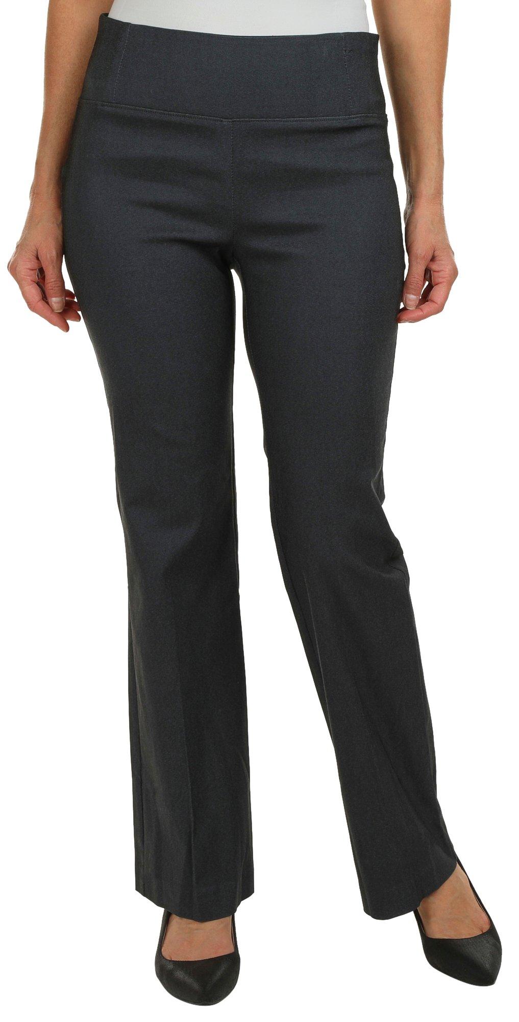 Womens 31 in. Solid Flare Leg Pants
