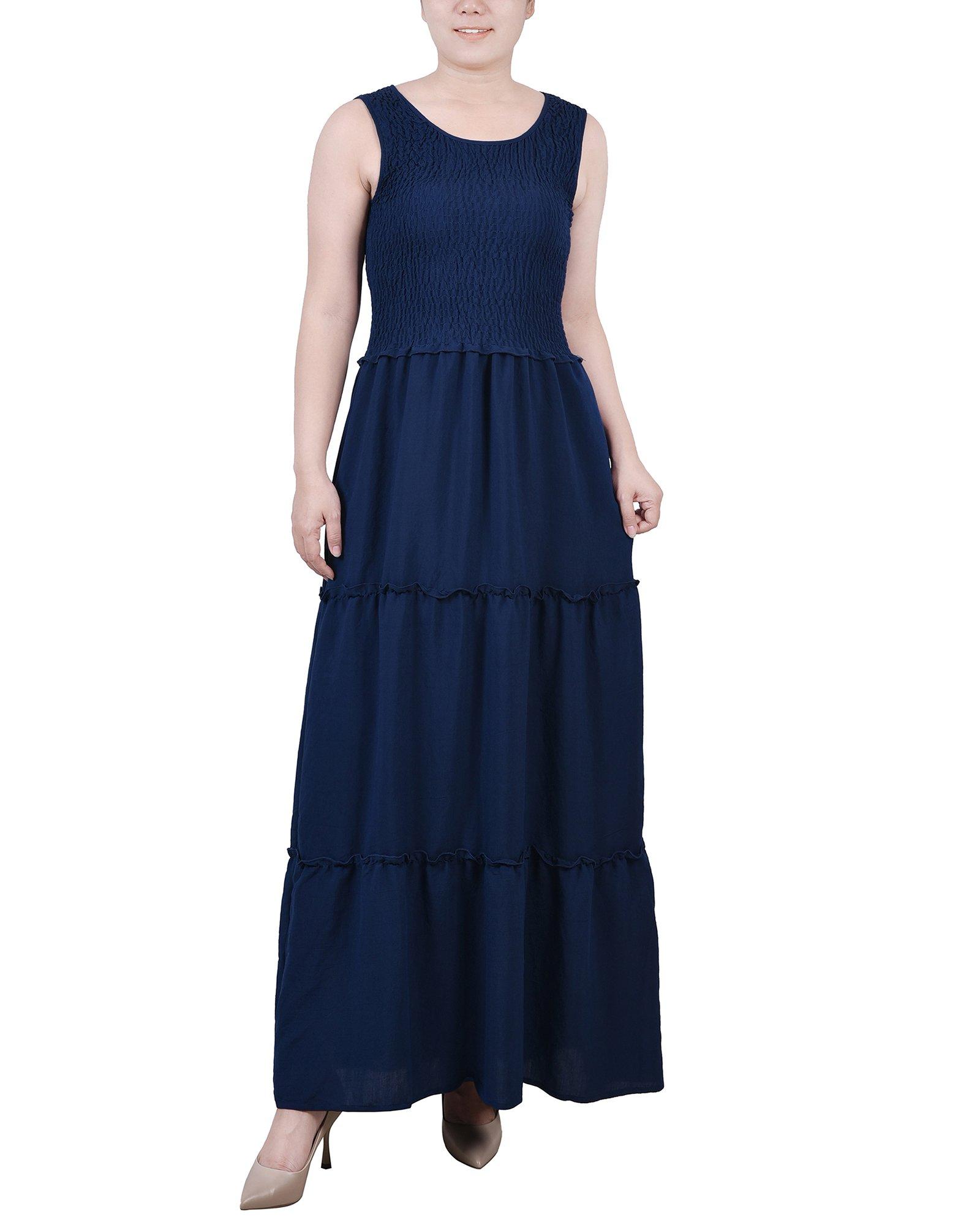 NY Collection Petite Sleeveless Maxi Dress