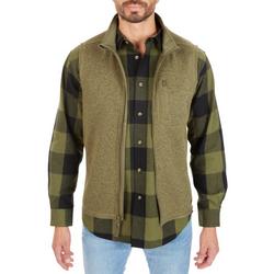 Men's Full-Zip Fleece Sweater Vest